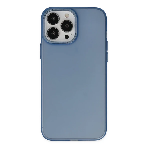 İphone 13 Pro Max Kılıf Modos Metal Kapak - Lacivert ürün görseli 1