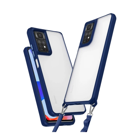 Xiaomi Redmi Note 11 Pro Kılıf Penta Silikon Kılıf - Lacivert ürün görseli 1
