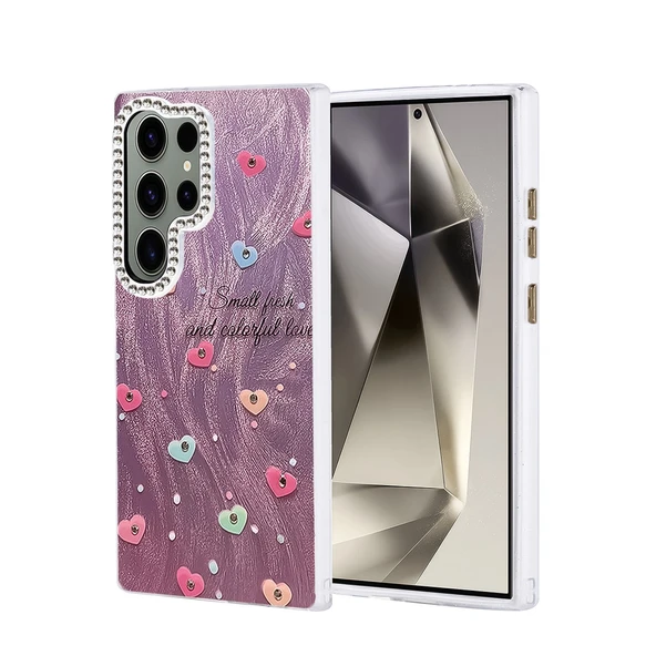 Samsung Galaxy S24 Ultra Kılıf Blade Aynalı Desenli Kapak - Desen 8 ürün görseli 1
