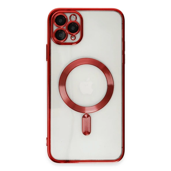 İphone 11 Pro Max Kılıf Kross Magneticsafe Kapak - Kırmızı ürün görseli 1
