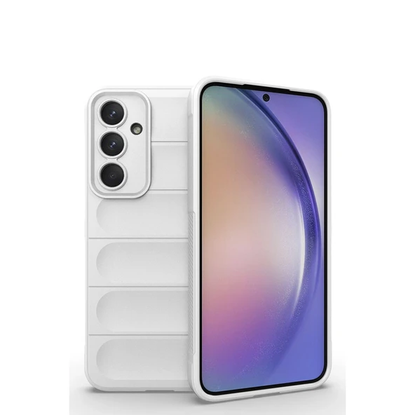 Samsung Galaxy M14 5G Kılıf Optimum Silikon - Krem ürün görseli 1