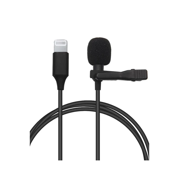Lightning 2 Metre Double Mikrofon - Siyah ürün görseli 1