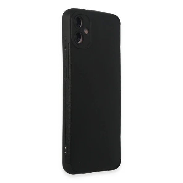 Samsung Galaxy A05 Kılıf Loop Deri Silikon - Siyah - Resim 2