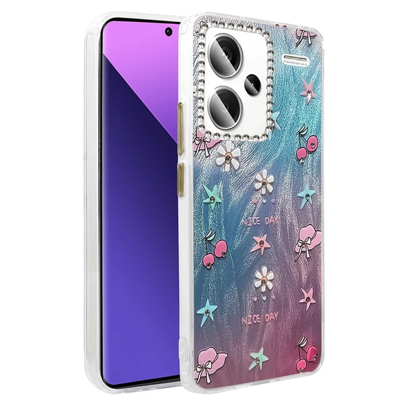 Xiaomi Redmi Note 13 Pro Plus Kılıf Blade Aynalı Desenli Kapak - Desen 4 ürün görseli 1