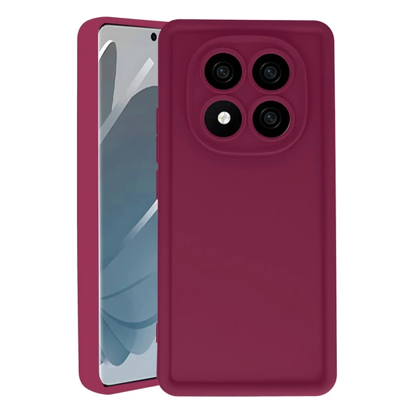 Xiaomi Redmi Note 14 Pro 4G Kılıf Viera Silikon - Bordo ürün görseli 1
