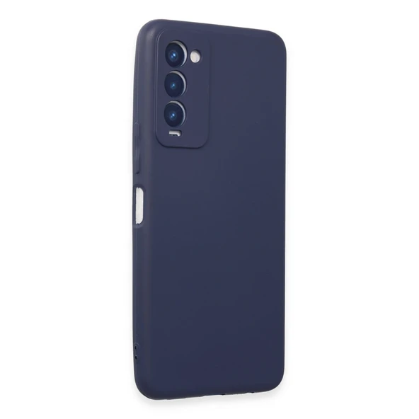 Tecno Camon 18 Kılıf First Silikon - Lacivert - Resim 2