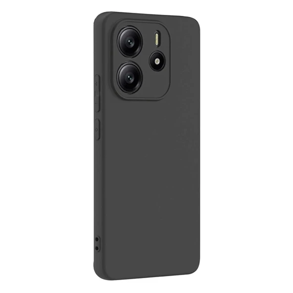 Xiaomi Redmi Note 14 4G Kılıf First Silikon - Siyah - Resim 3