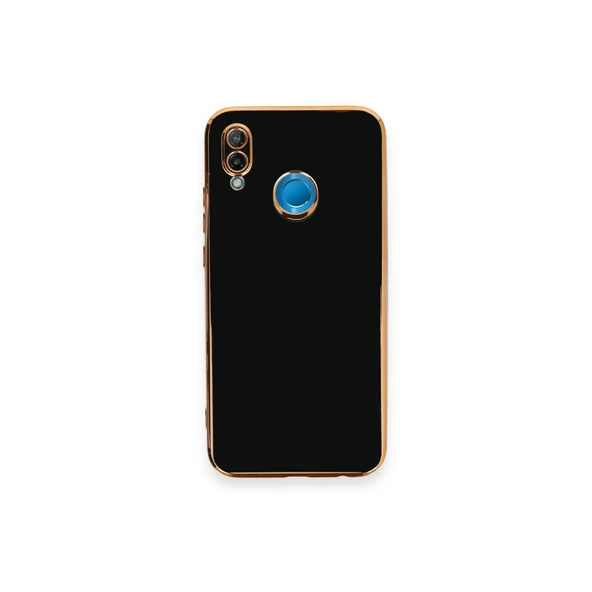 Huawei P20 Lite Kılıf Volet Silikon - Siyah ürün görseli 1