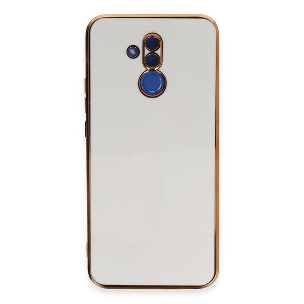 Huawei Mate 20 Lite Kılıf Volet Silikon - Beyaz ürün görseli 1
