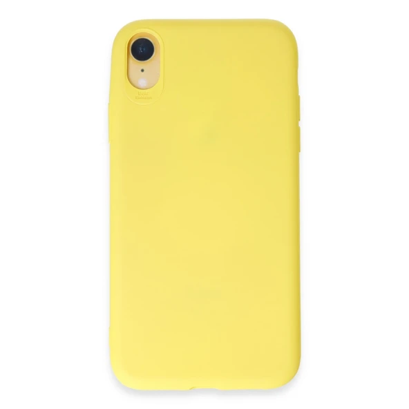 İphone Xr Kılıf First Silikon - Sarı ürün görseli 1