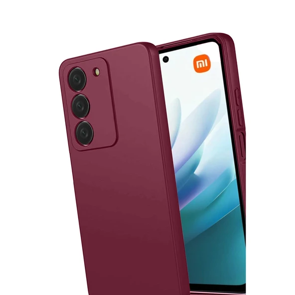 Xiaomi Redmi 15 4G First Silikon - Bordo - Resim 3