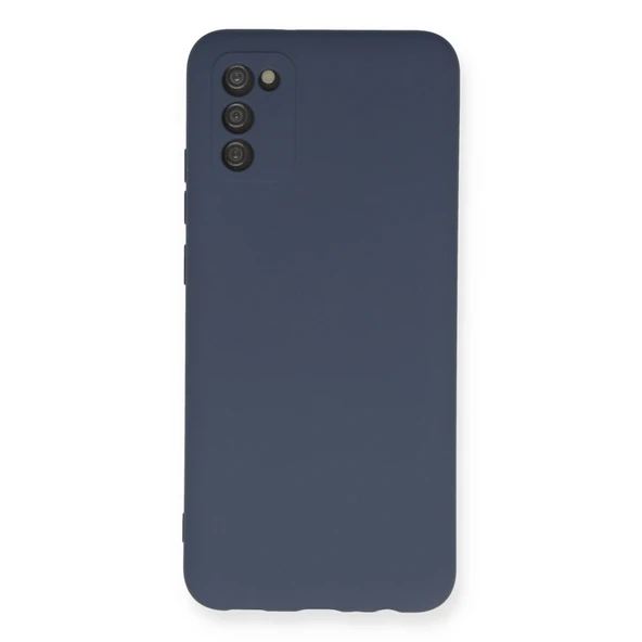 Samsung Galaxy A03S Kılıf Nano İçi Kadife Silikon - Gri ürün görseli 1