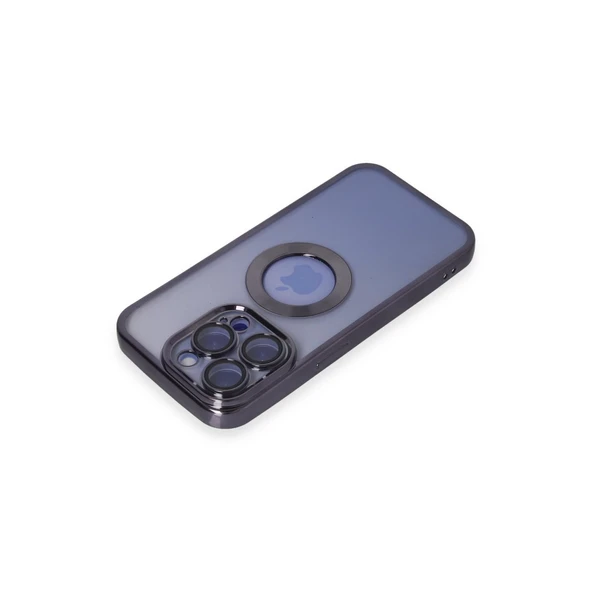İphone 15 Pro Kılıf Slot Silikon - Mor - Resim 3