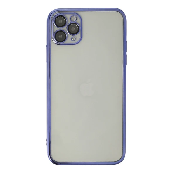 İphone 11 Pro Kılıf Razer Lensli Silikon - Mor ürün görseli 1