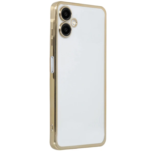 Samsung Galaxy A07 4G Razer Lensli Silikon - Gold ürün görseli 1
