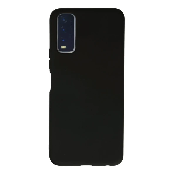 Vivo Y11S Kılıf Nano İçi Kadife Silikon - Siyah ürün görseli 1
