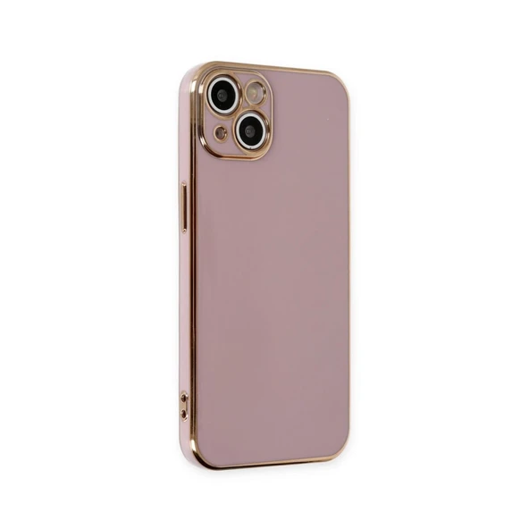 İphone 15 Kılıf Volet Silikon - Mor - Resim 2