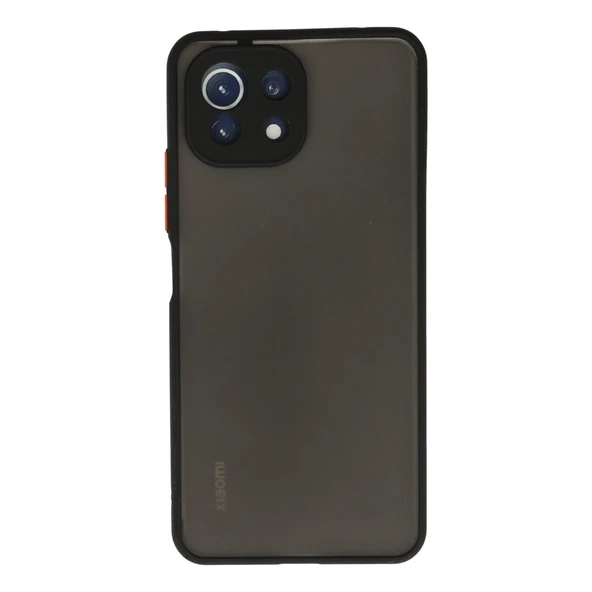 Xiaomi Mi 11 Lite Kılıf Montreal Silikon Kapak - Siyah ürün görseli 1