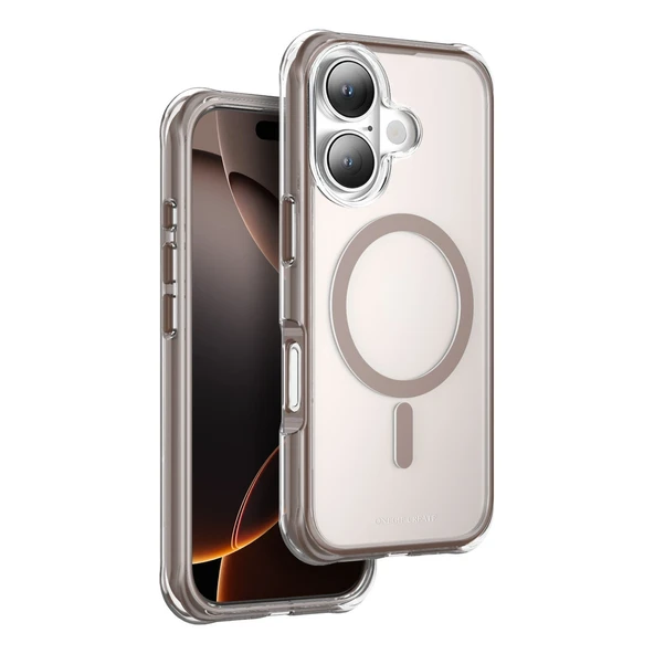 Onegif İphone 16 Hulk Magsafe Kapak - Çöl Titanyum ürün görseli 1
