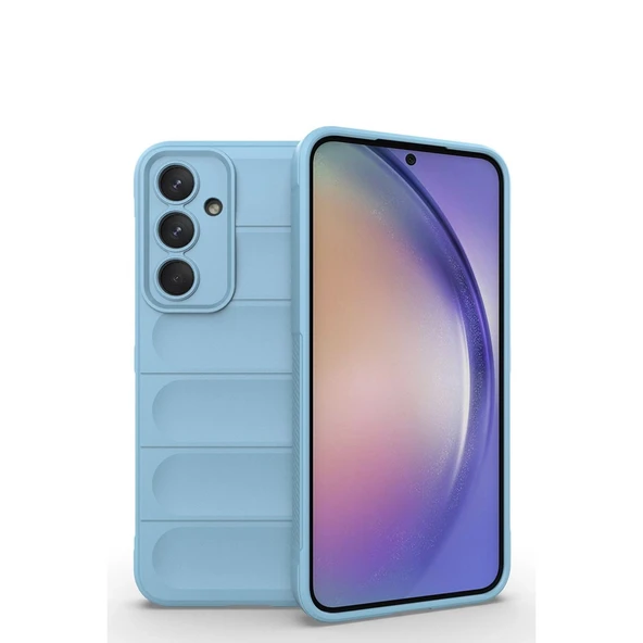 Samsung Galaxy M14 5G Kılıf Optimum Silikon - Sky Blue ürün görseli 1