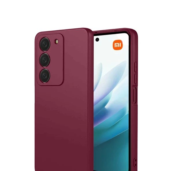 Xiaomi Redmi 15 4G First Silikon - Bordo - Resim 2