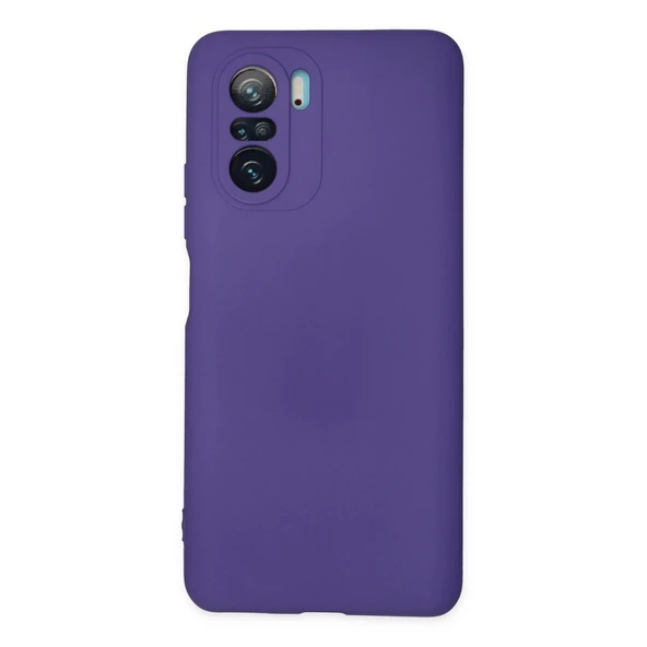 Xiaomi Poco F3 Kılıf Nano İçi Kadife Silikon - Mor ürün görseli 1