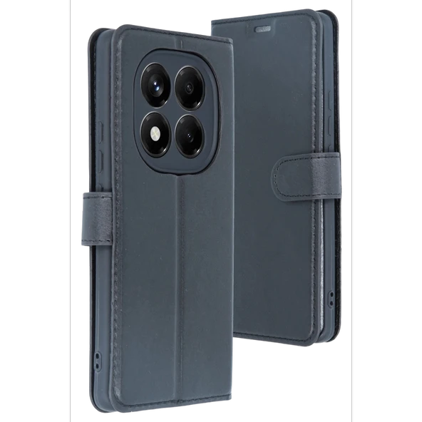 Xiaomi Redmi Note 15 Pro 4G Trend S Plus Kapaklı Kılıf - Siyah ürün görseli 1