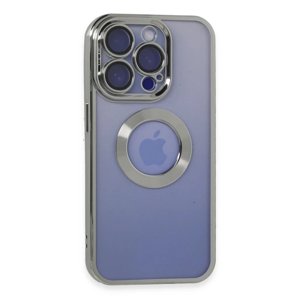 İphone 15 Pro Kılıf Slot Silikon - Gümüş ürün görseli 1