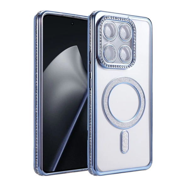 Xiaomi Mi 15T Pro Joke Simli Magneticsafe Kılıf - Mavi ürün görseli 1