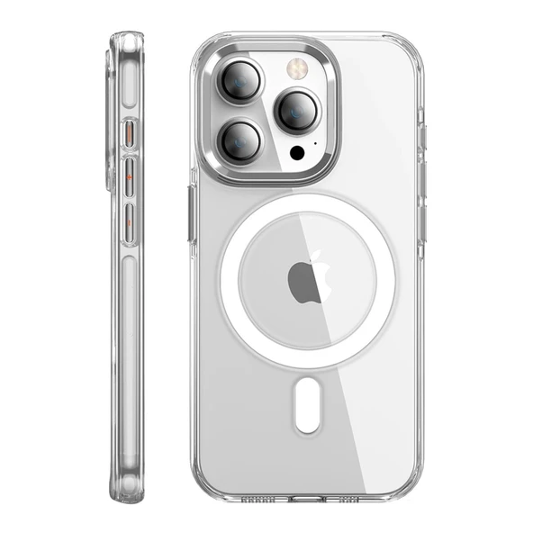 Joko İphone 15 Pro Max Kılıf Crystal Magsafe Kapak - Şeffaf ürün görseli 1