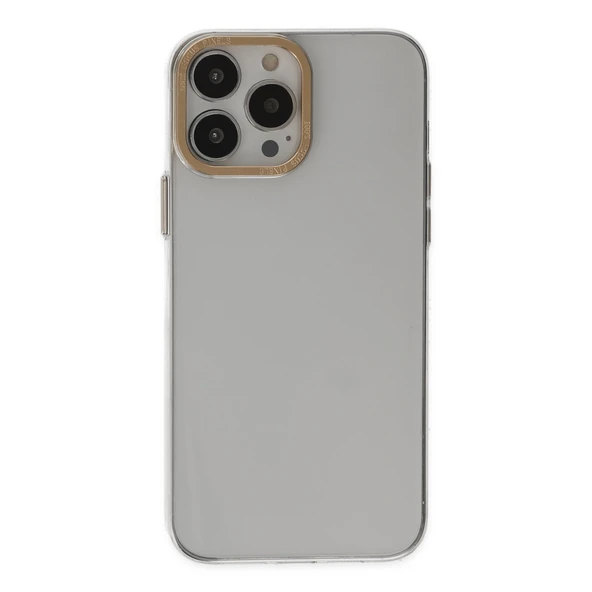 İphone 13 Pro Kılıf Anka Pc Sert Metal Kapak - Şeffaf ürün görseli 1