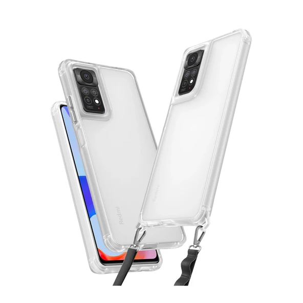 Xiaomi Redmi Note 11 Pro Kılıf Penta Silikon Kılıf - Şeffaf ürün görseli 1