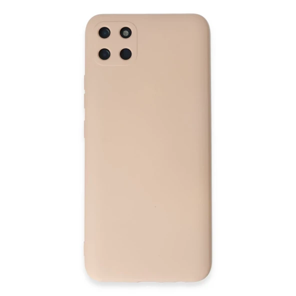 Realme C11 Kılıf Nano İçi Kadife Silikon - Pudra ürün görseli 1