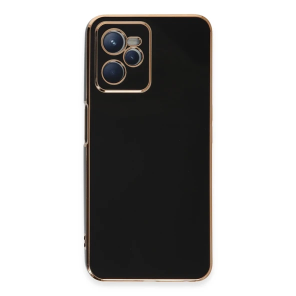 Realme C35 Kılıf Volet Silikon - Siyah ürün görseli 1