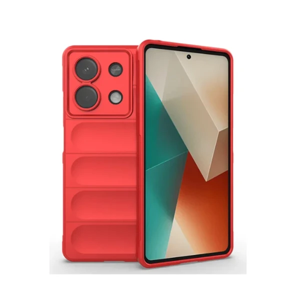 Xiaomi Poco X6 Kılıf Optimum Silikon - Kırmızı ürün görseli 1