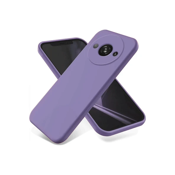 Xiaomi Redmi A3 4G Kılıf First Silikon - Lila ürün görseli 1