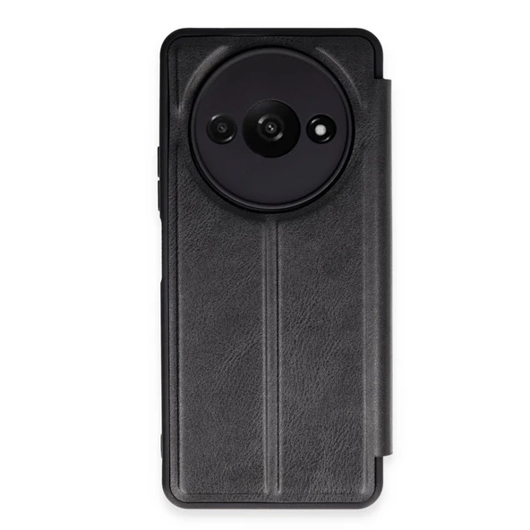 Xiaomi Redmi A3 4G Kılıf Flip Cover - Siyah ürün görseli 1