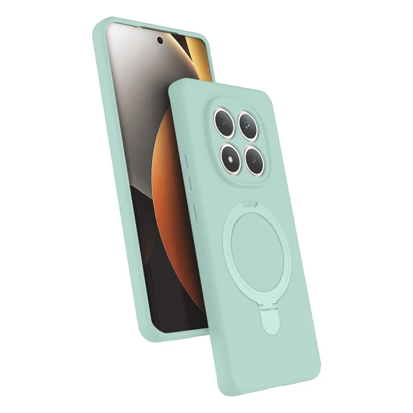 Xiaomi Redmi Note 15 Pro 4G Regal Magsafe Standlı Kapak - Su Yeşili ürün görseli 1