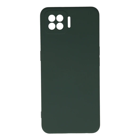 Oppo A73 Kılıf Nano İçi Kadife Silikon - Koyu Yeşil ürün görseli 1