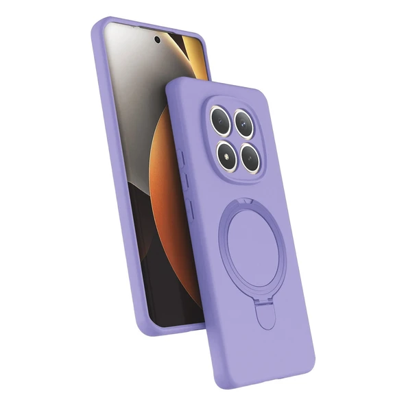 Xiaomi Redmi Note 15 Pro 5G Regal Magsafe Standlı Kapak - Lila ürün görseli 1