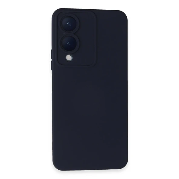 Vivo Y17S Kılıf Nano İçi Kadife Silikon - Lacivert ürün görseli 1