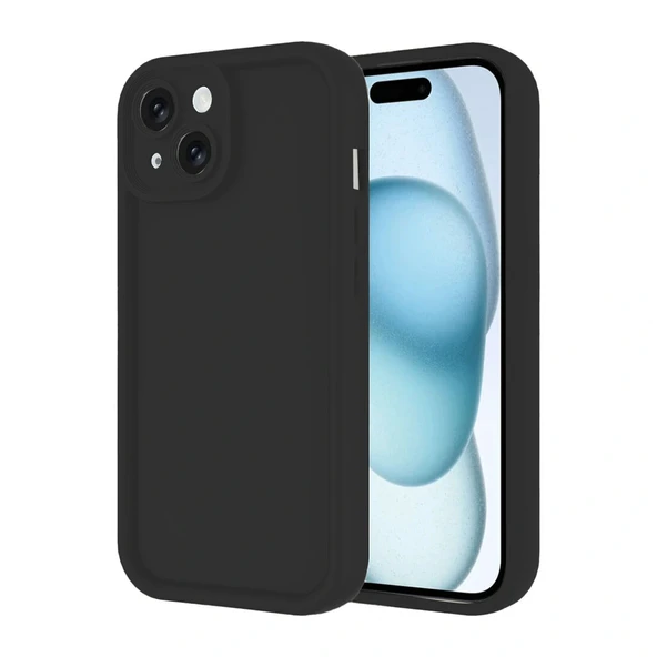 İphone 14 Kılıf Viera Silikon - Siyah ürün görseli 1