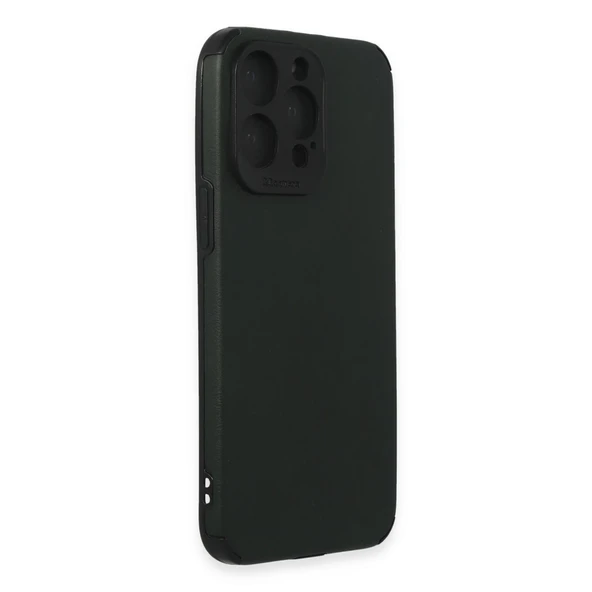 İphone 15 Pro Max Kılıf Loop Deri Silikon - Yeşil - Resim 2