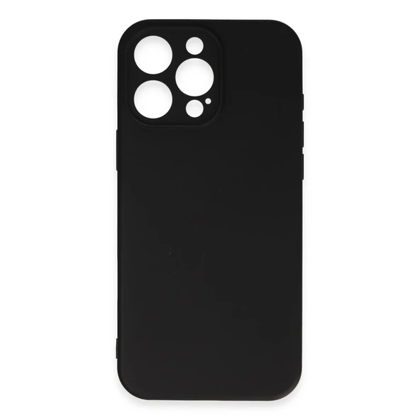 İphone 16 Pro Kılıf First Silikon - Siyah - Resim 3