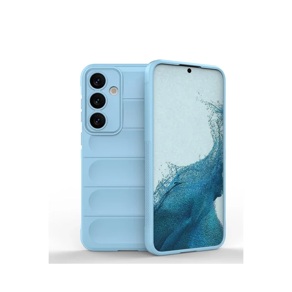 Samsung Galaxy S24 Kılıf Optimum Silikon - Sky Blue ürün görseli 1