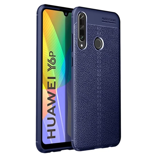 Huawei Y6P Kılıf Auto Focus Kapak - Lacivert ürün görseli 1