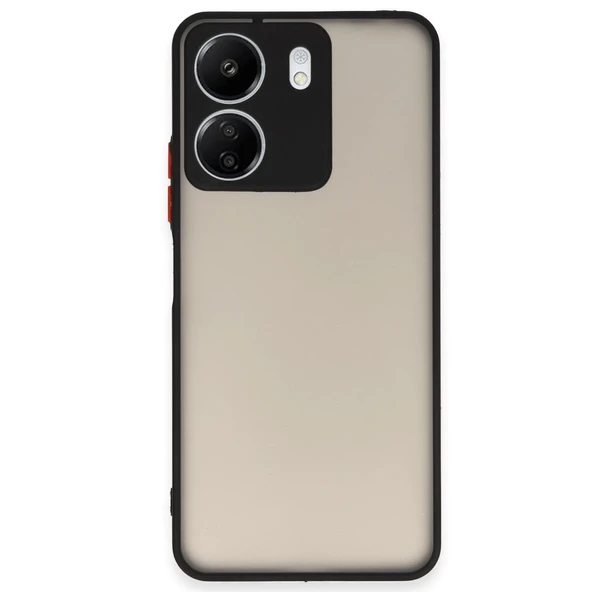 Xiaomi Redmi 13C Kılıf Montreal Silikon Kapak - Siyah ürün görseli 1