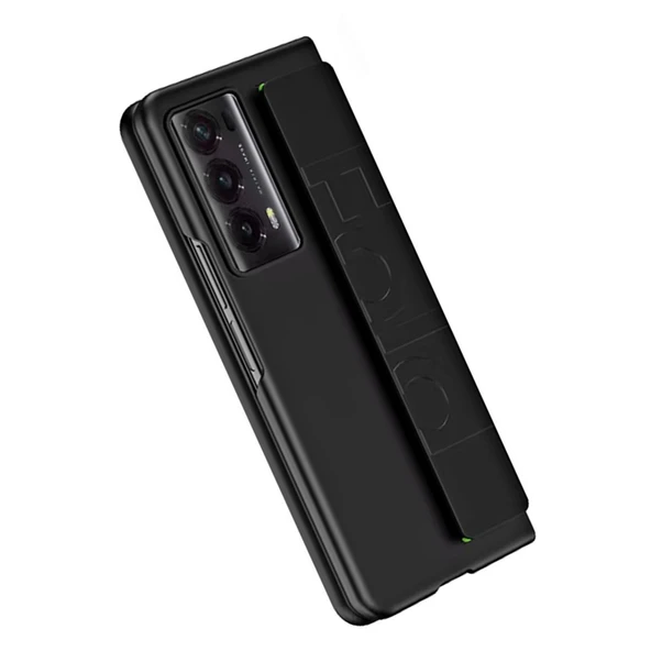 Huawei Honor Magic V2 Kılıf Data Kapak - Siyah - Resim 3