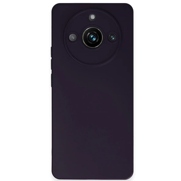 Realme 11 Pro Kılıf Nano İçi Kadife Silikon - Mor ürün görseli 1