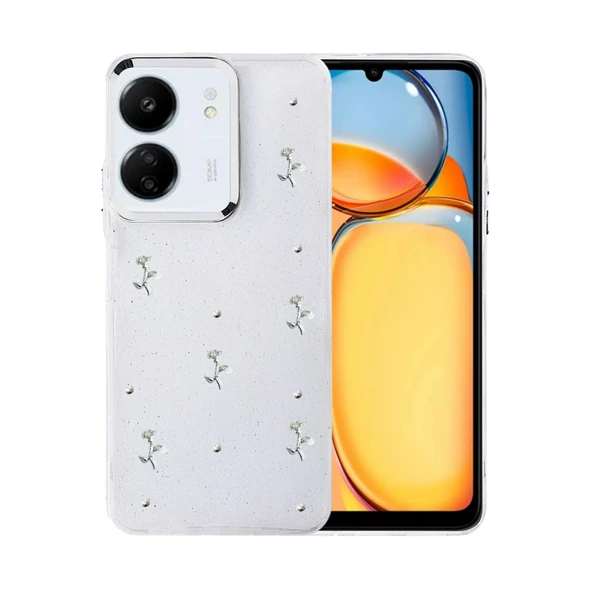 Xiaomi Redmi 13C Fiyonk Desenli Kapak - Desen 4 ürün görseli 1